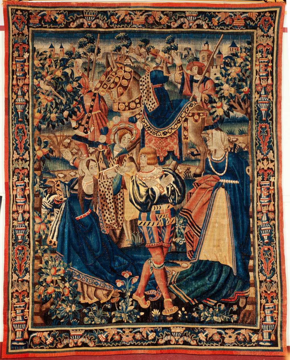 Vlaamse wandtapijt. 16e eeuw door Flemish School