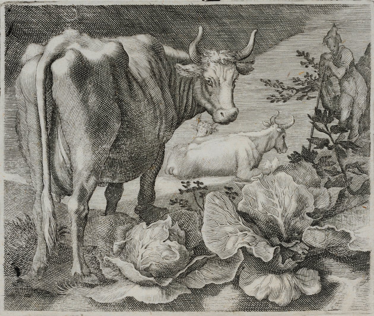 Oude Meester Gravure door Flemish School