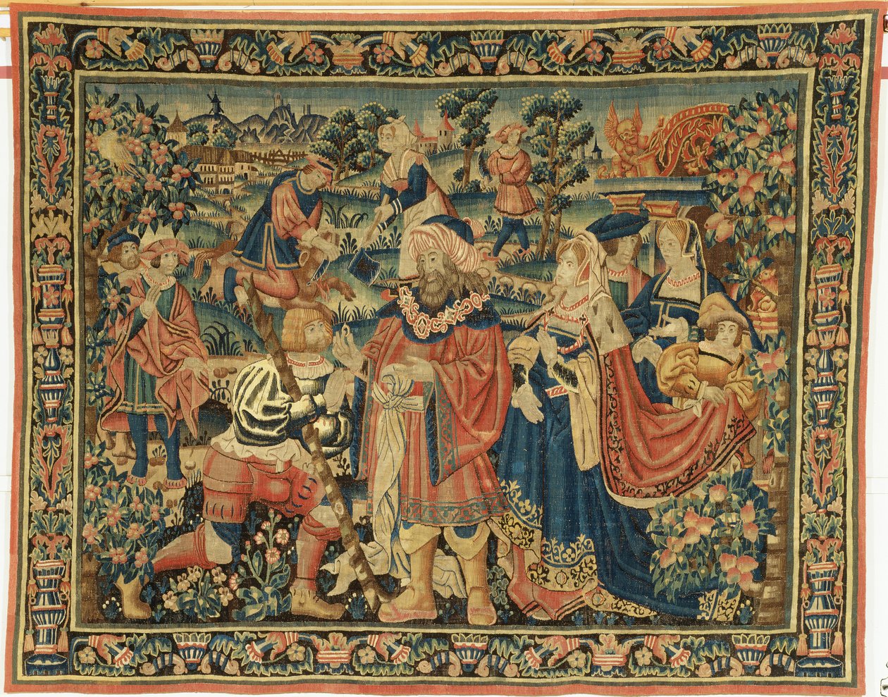 De huwelijksceremonie door Flemish School