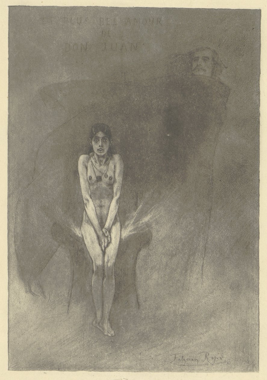De mooiste liefde van Don Juan door Félicien Rops