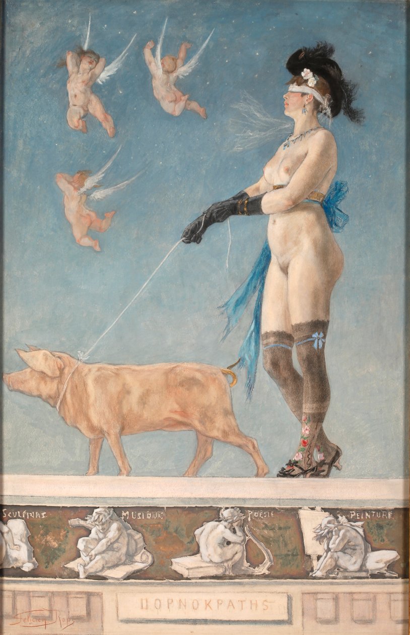 Pornokratès door Félicien Rops