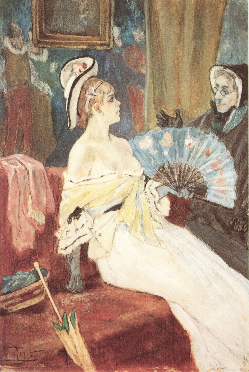 De gemachtigde vertegenwoordiger door Félicien Rops