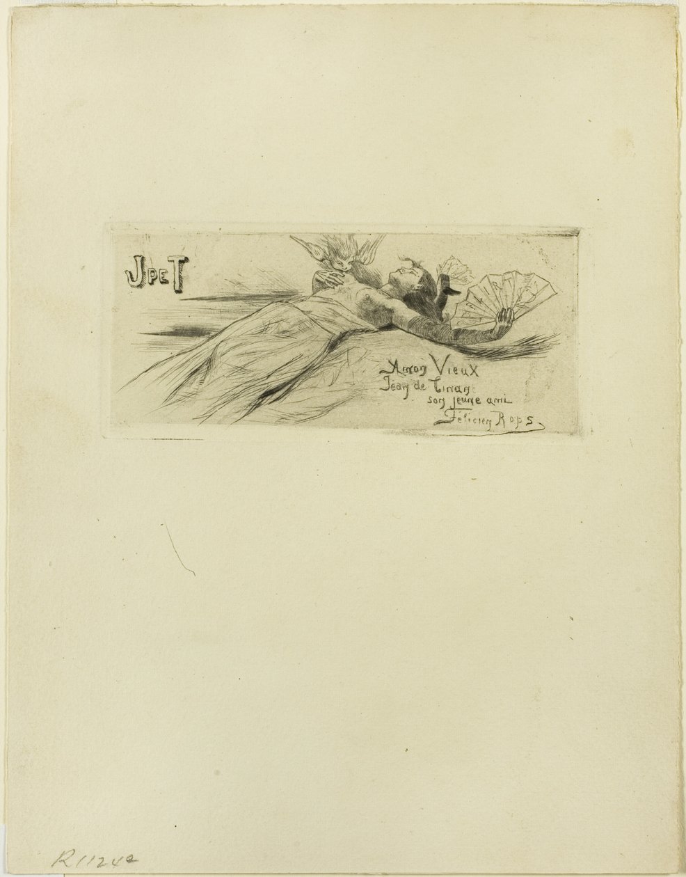 Flirt door Félicien Rops