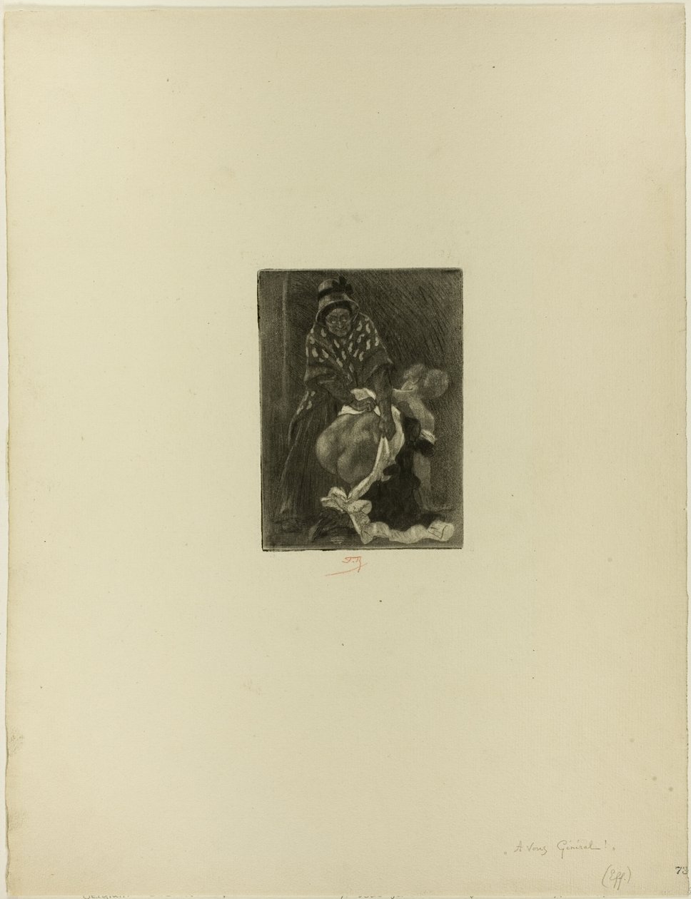 Voor u Generaal! door Félicien Rops