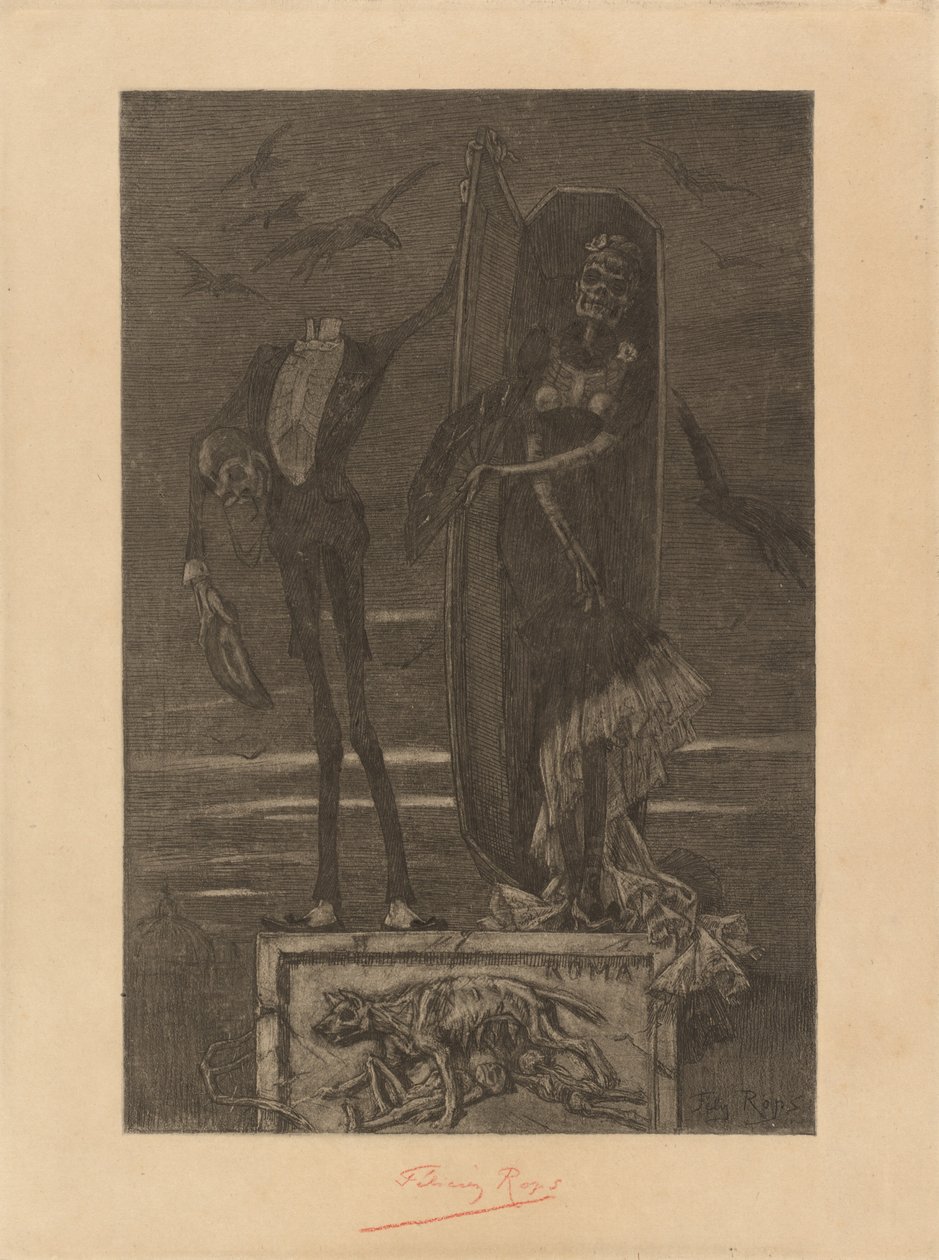 De Hoogste Ondeugd: Frontispice door Félicien Rops