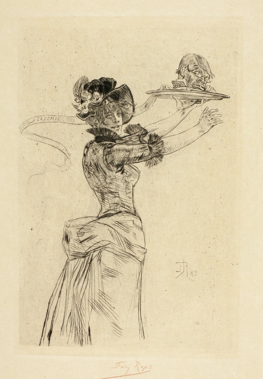 Moderniteit door Félicien Rops