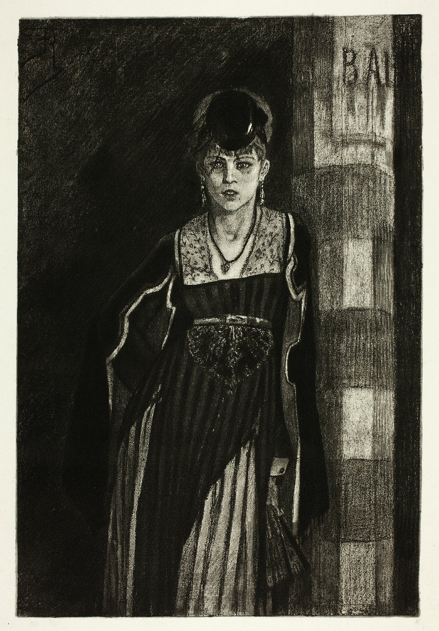 De Absintdrinker door Félicien Rops