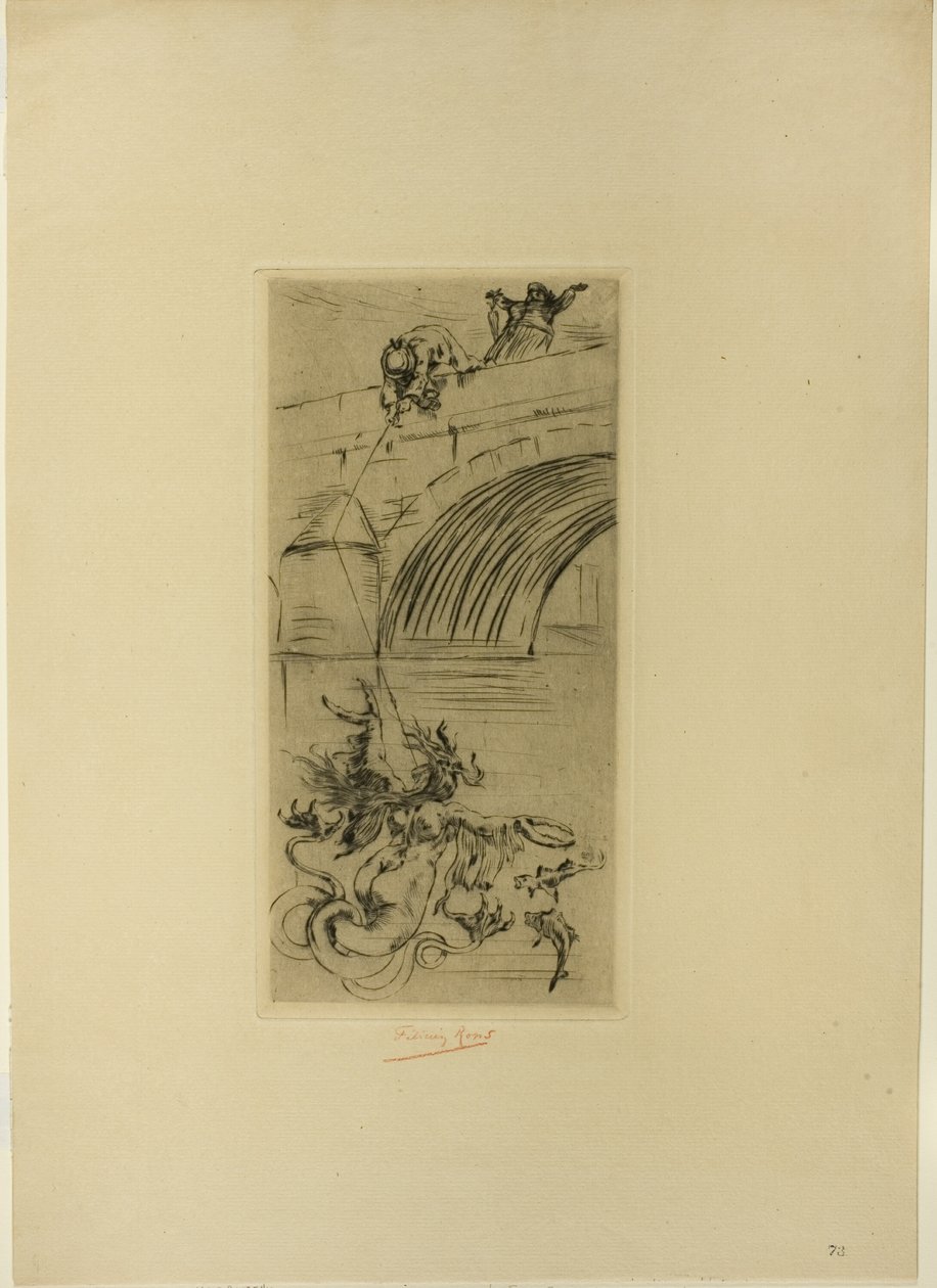 The Siren door Félicien Rops