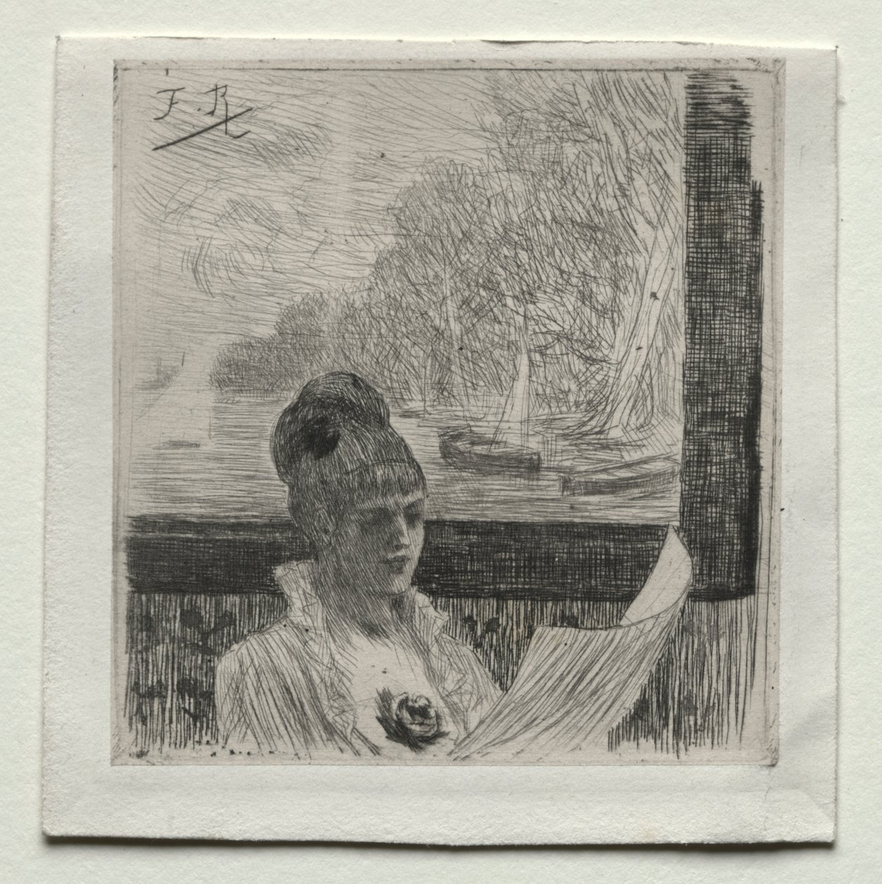 Jonge Vrouw door Félicien Rops