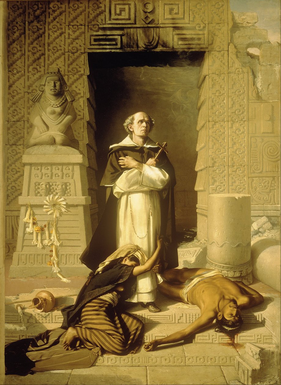 Fray Bartolomé de las Casas door Félix Parra