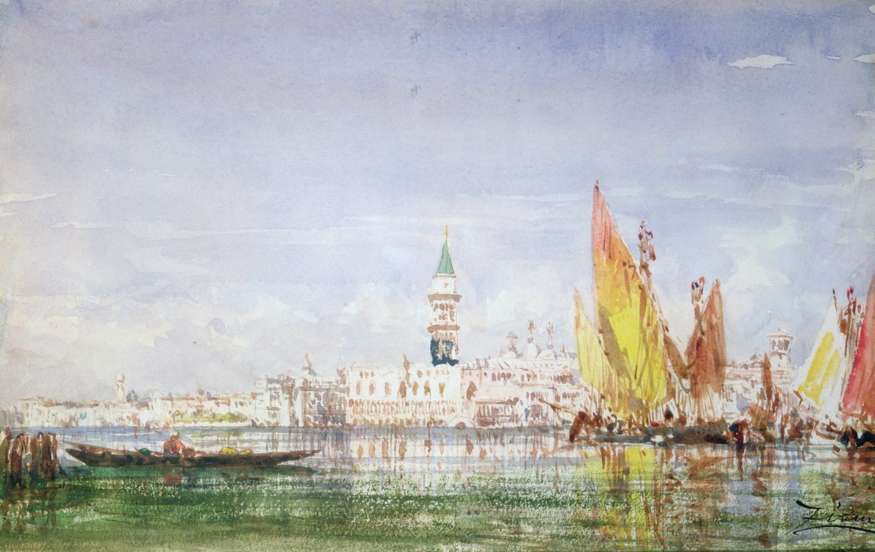 Venetië door Félix Ziem