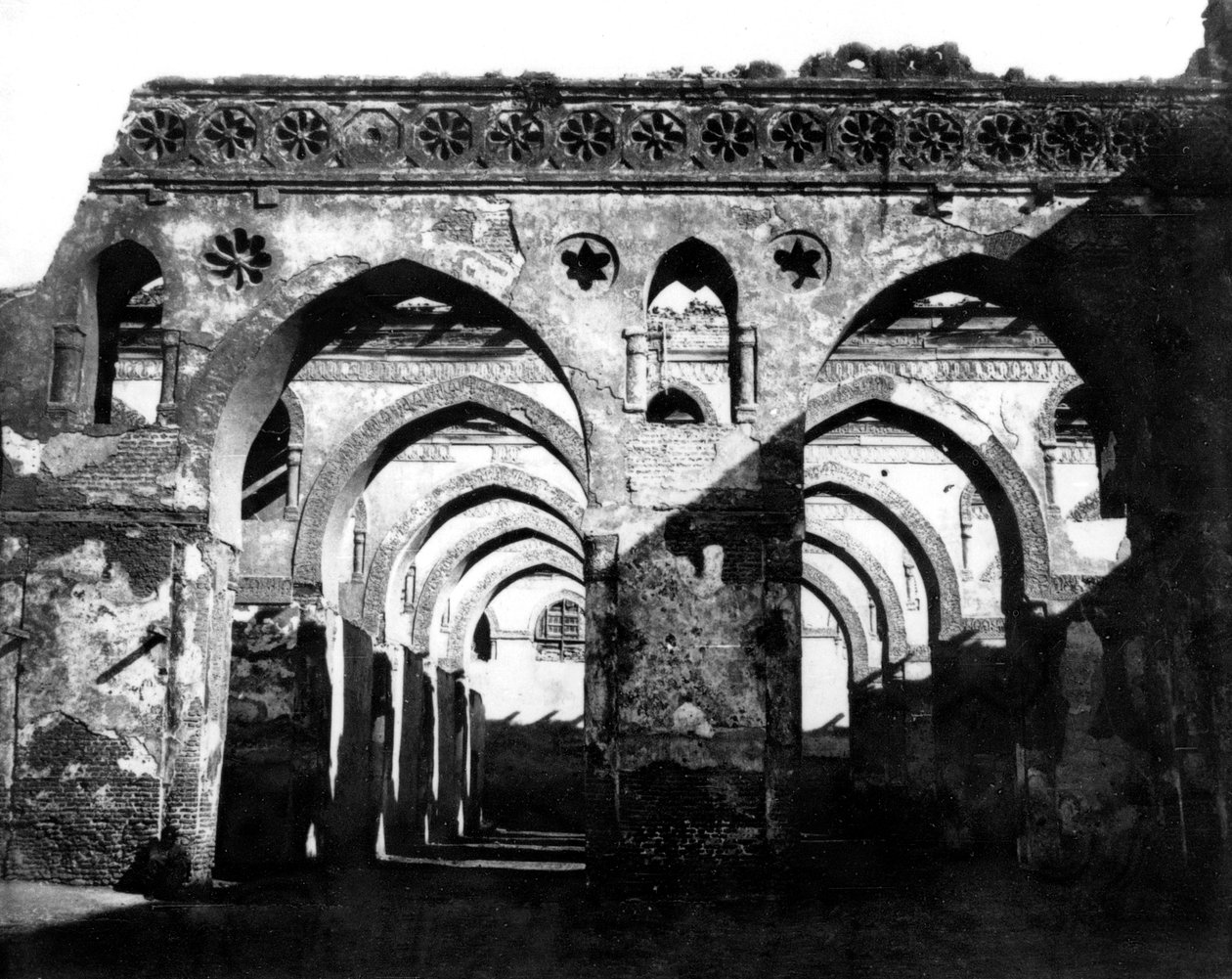Moskee ruïne, Caïro, Egypte, 1878 door Félix Bonfils