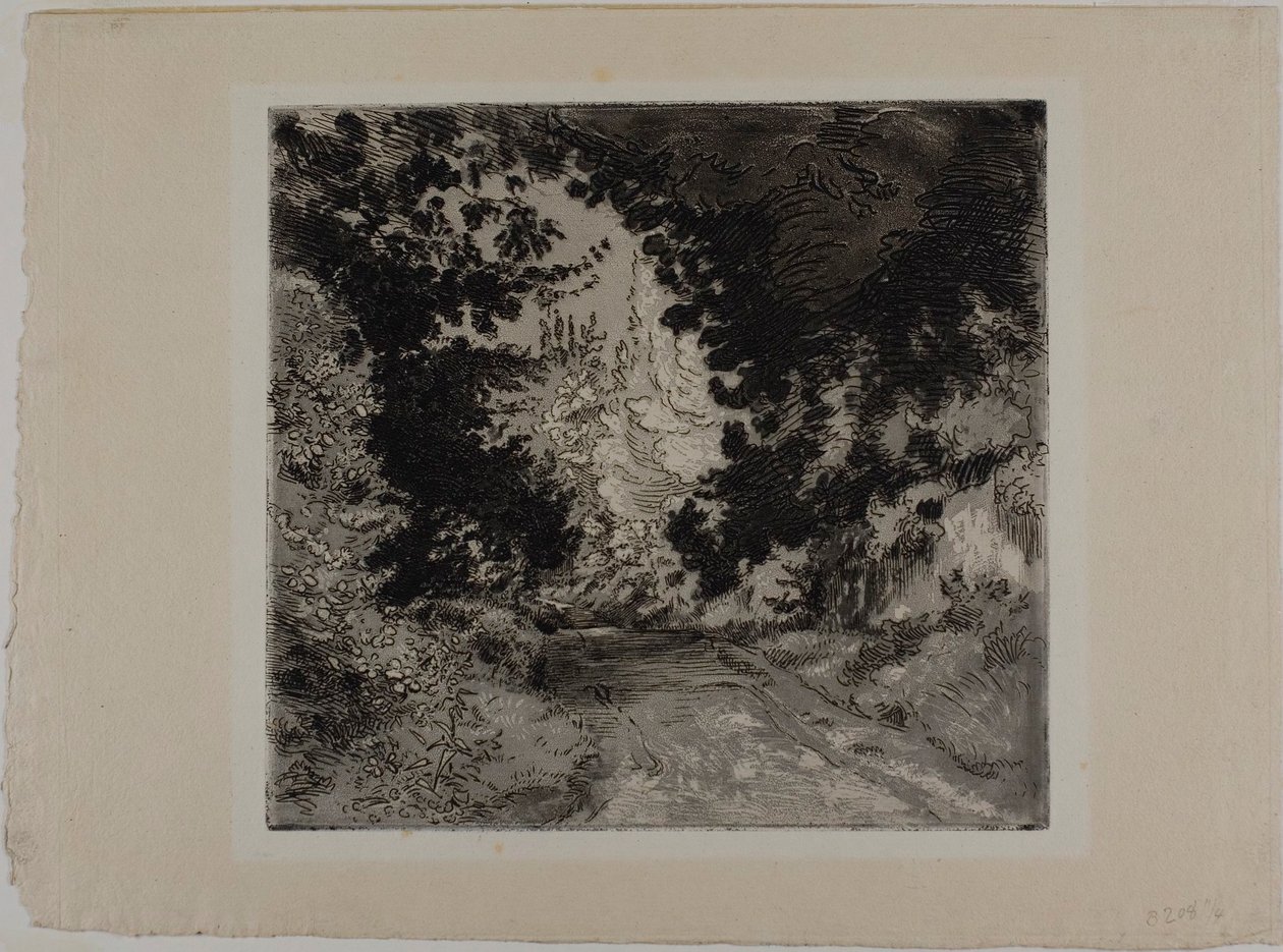 De Chemin de Coutures, in Sèvres door Félix Henri Bracquemond