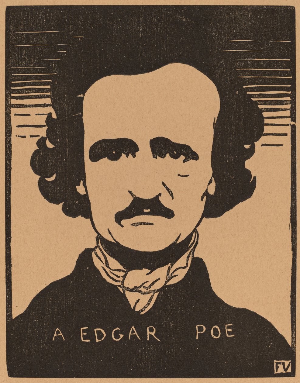 A Edgar Poe, 1894 door Félix Vallotton