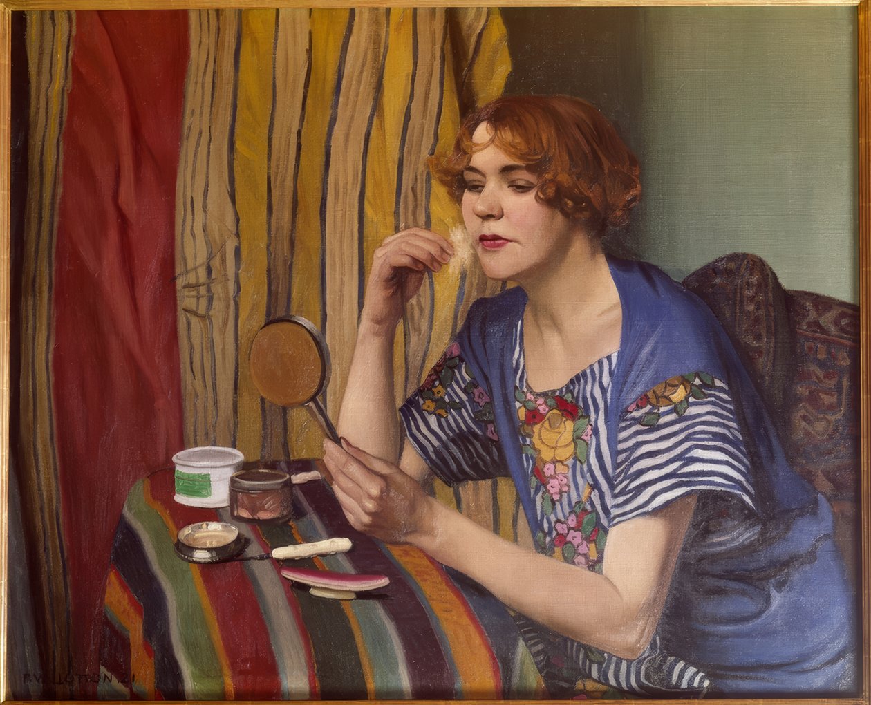 Het toilet door Félix Vallotton