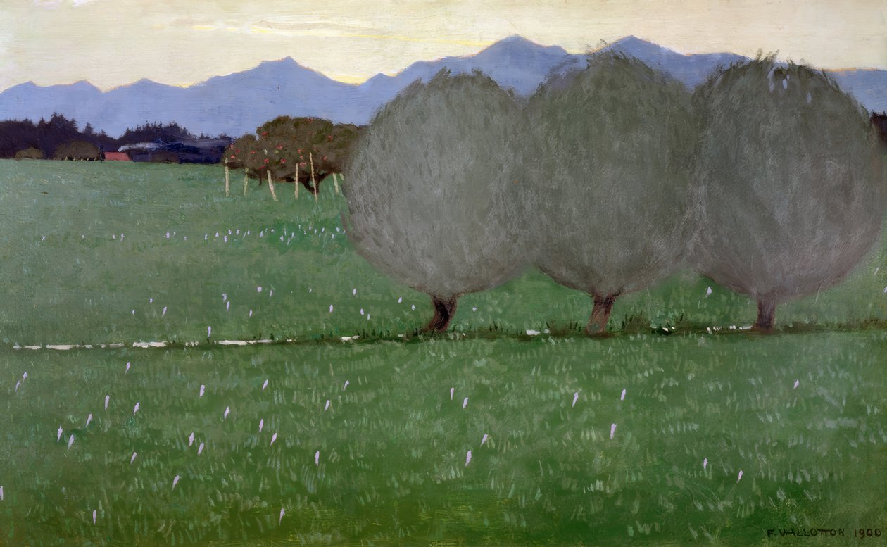 De wilgen door Félix Vallotton