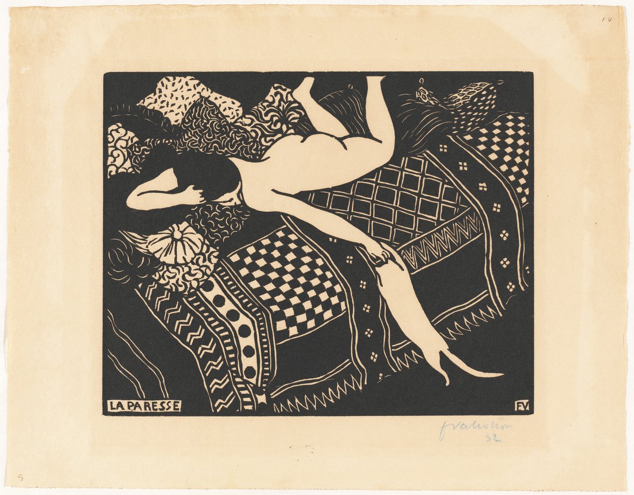 La paresse door Félix Vallotton