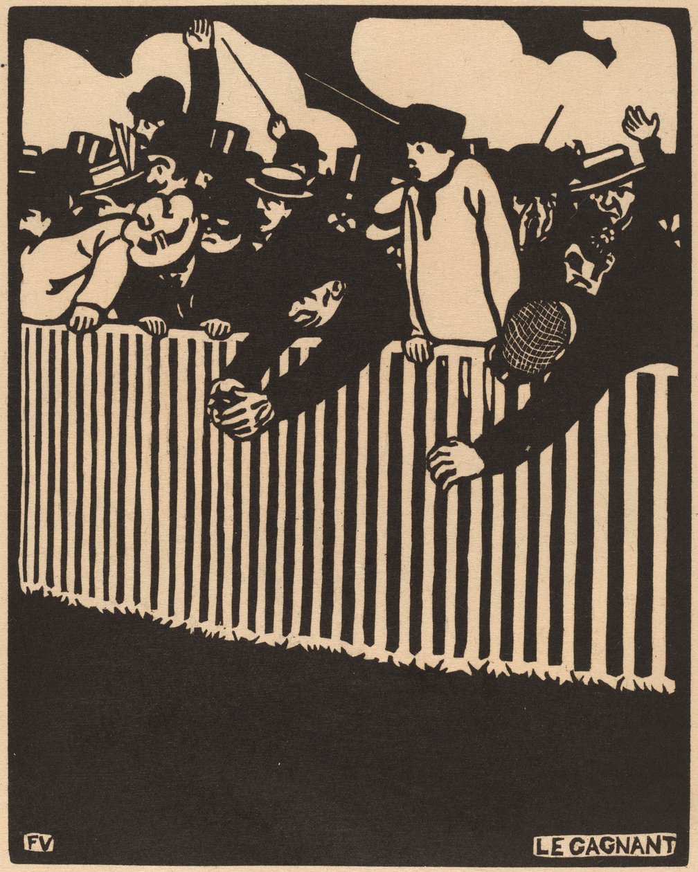 De Winnaar door Félix Vallotton