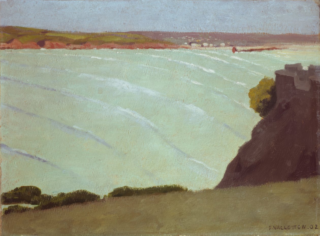 Monding van de Seine door Félix Vallotton