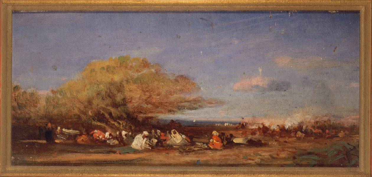 Bij Algiers, ca. 1859 door Félix Ziem