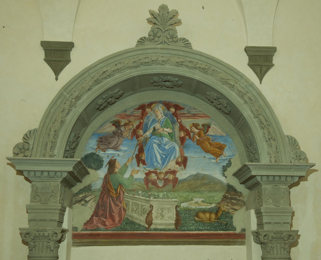 Hemelvaart van de Maagd Maria door Florentine School