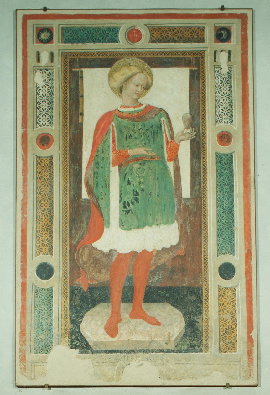 Sint Ansano door Florentine School
