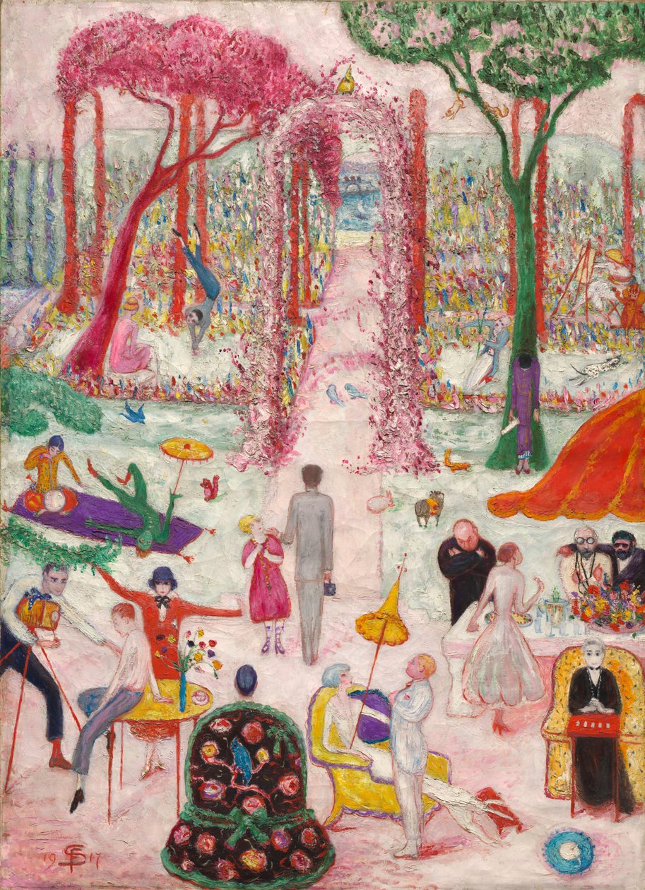 Zondagmiddag op het Platteland door Florine Stettheimer