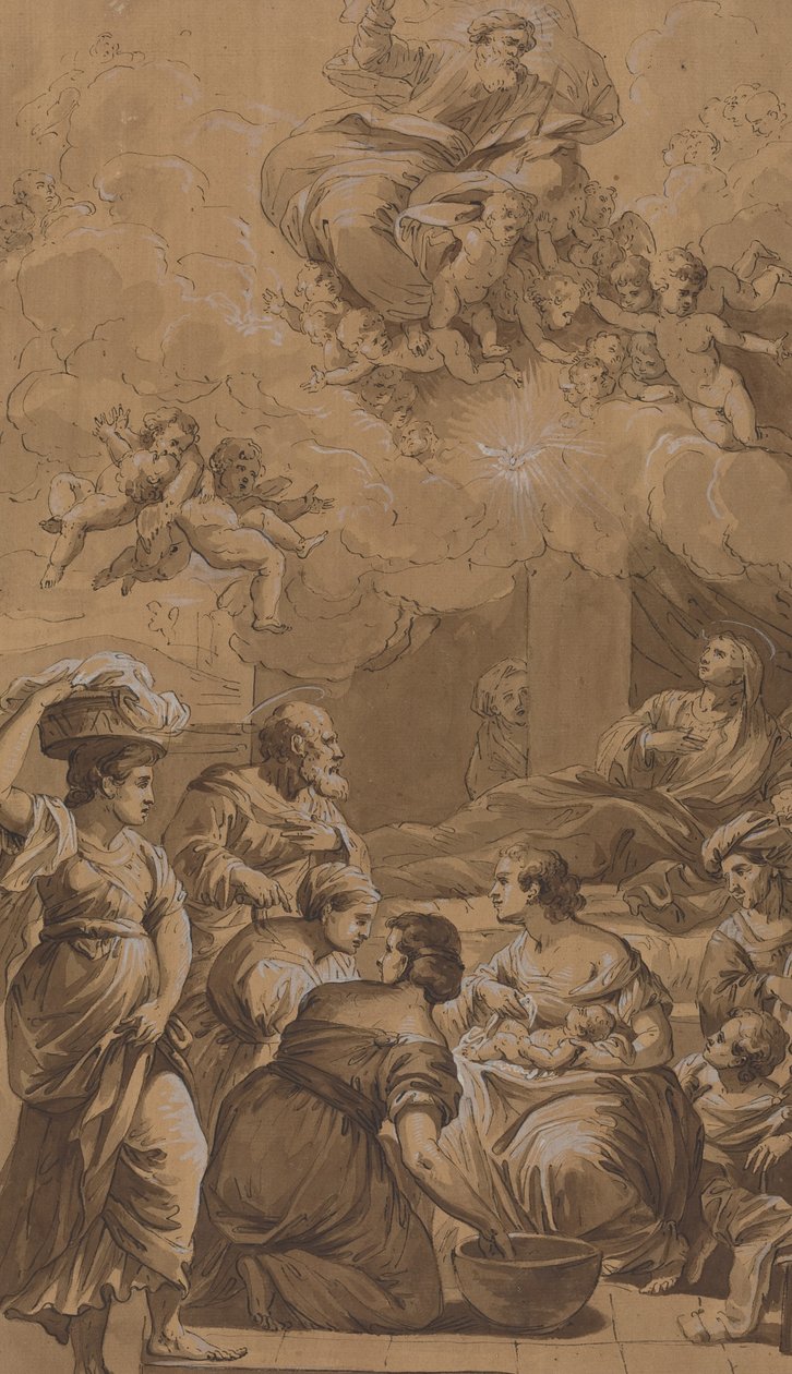 Geboorte van de Maagd door Follower of Francesco Fontebasso