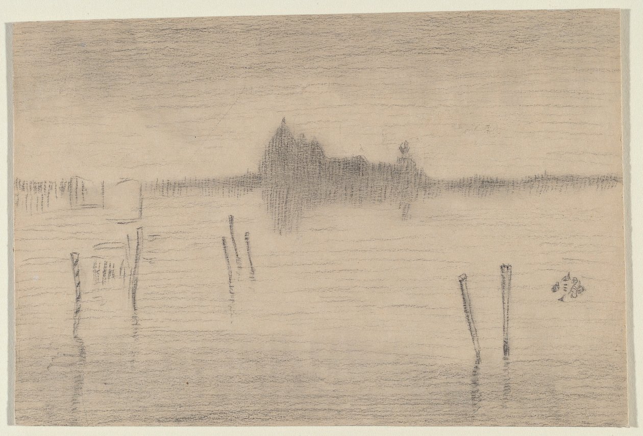 Venetië door Follower of James McNeill Whistler