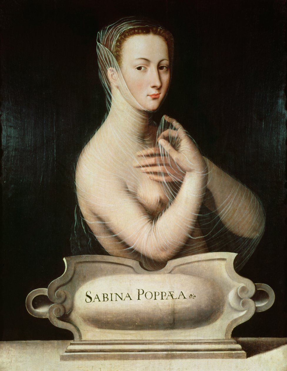 Sabina Poppaea, ca. 1570 door Fontainebleau School