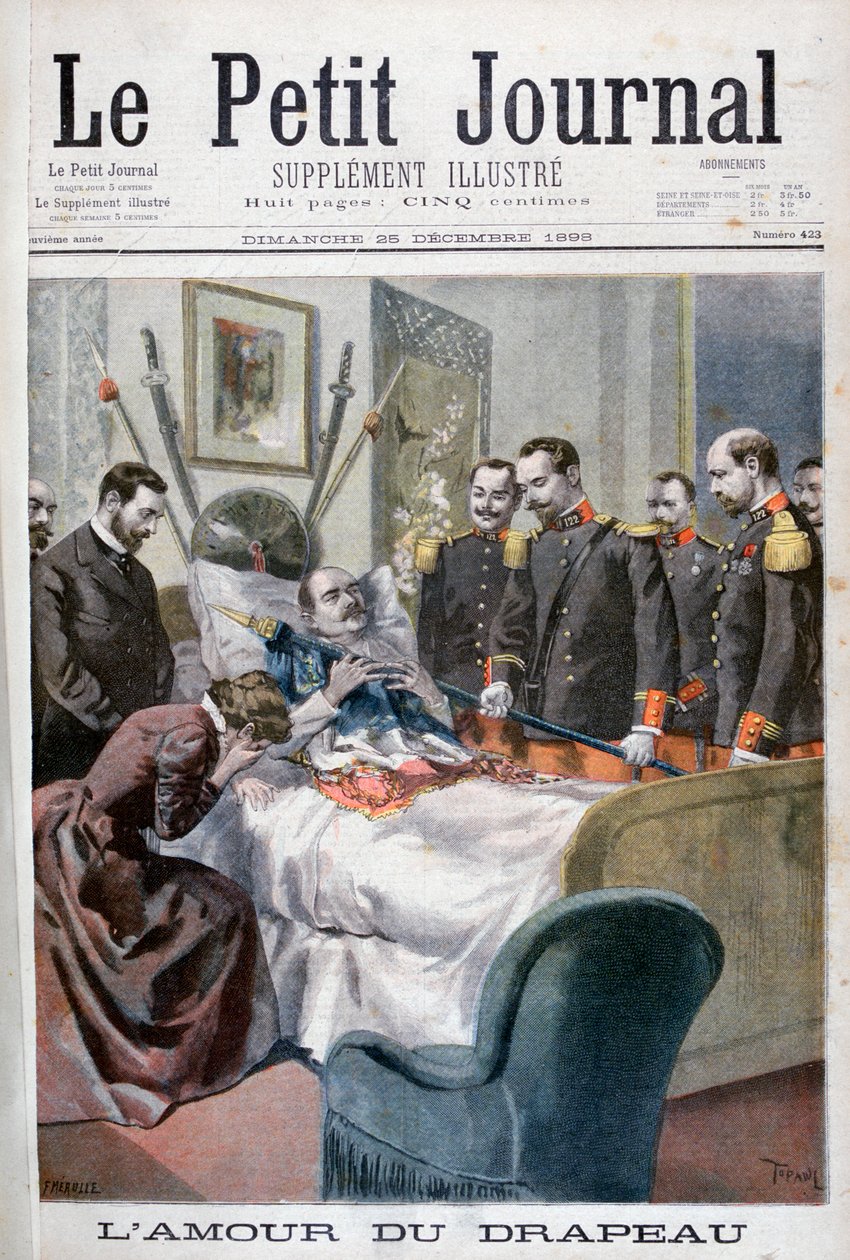 Liefde voor de vlag, 1898 door Fortuné Méaulle