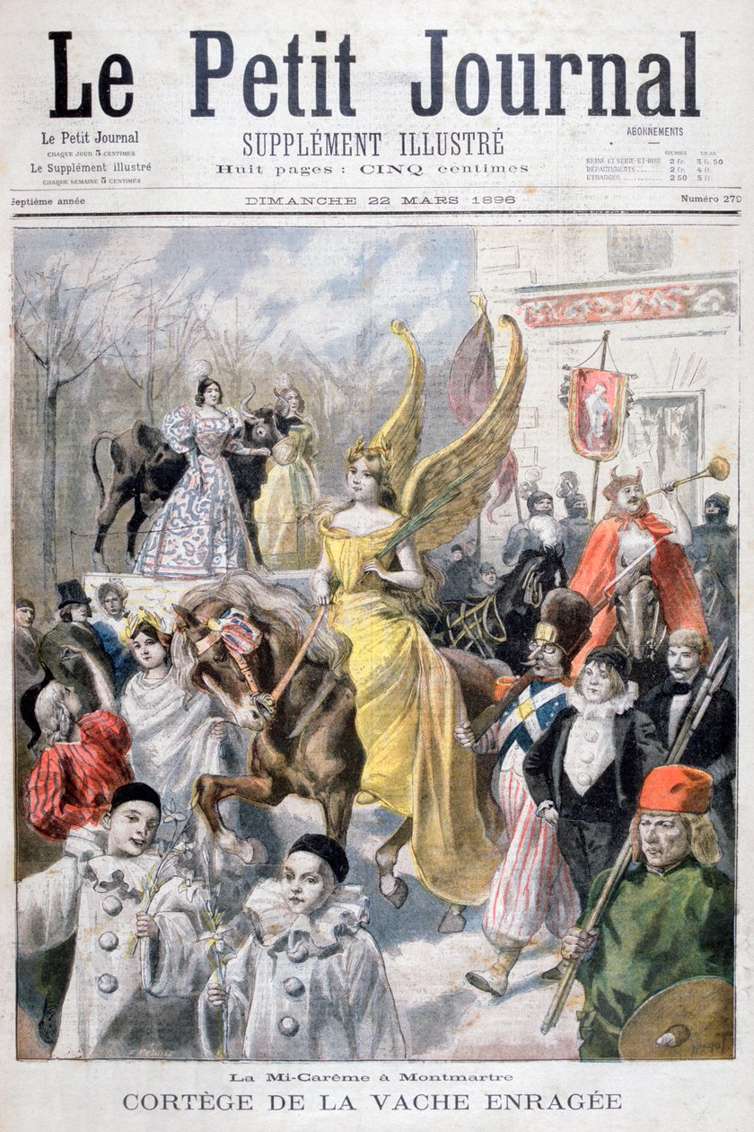 Midvasten vieringen, Parijs, 1896 door Fortuné Méaulle