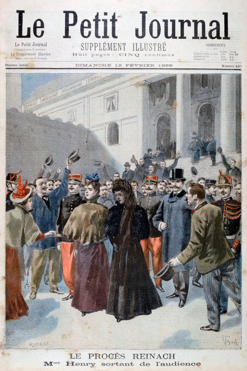 Het Reinach Proces, 1899 door Fortuné Méaulle