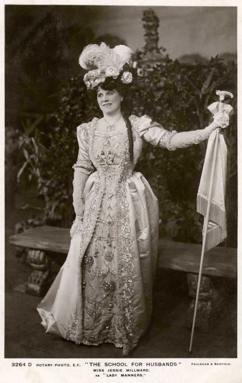 Jessie Millward, Britse actrice, ca. 1906 door Foulsham and Banfield