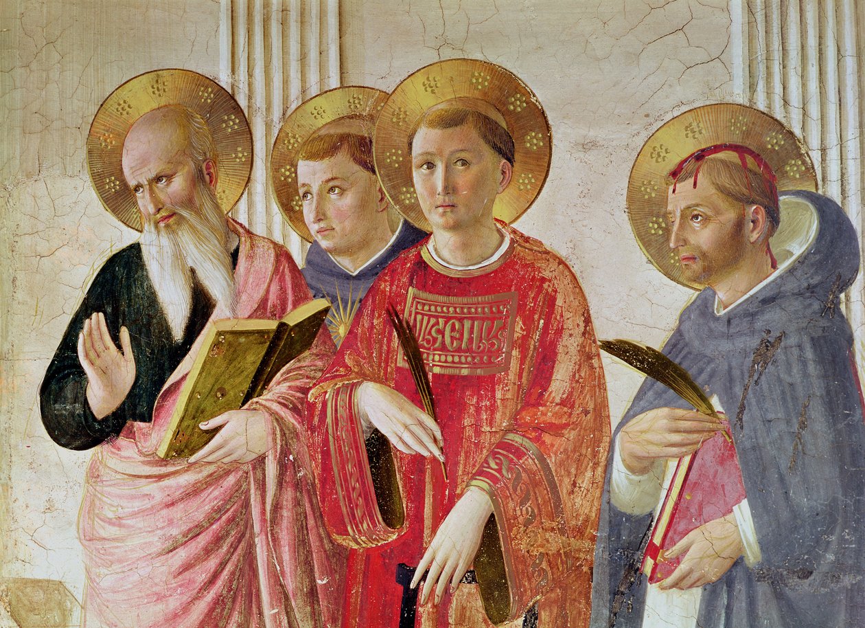 Madonna van de Schaduw, (detail) door Fra Angelico