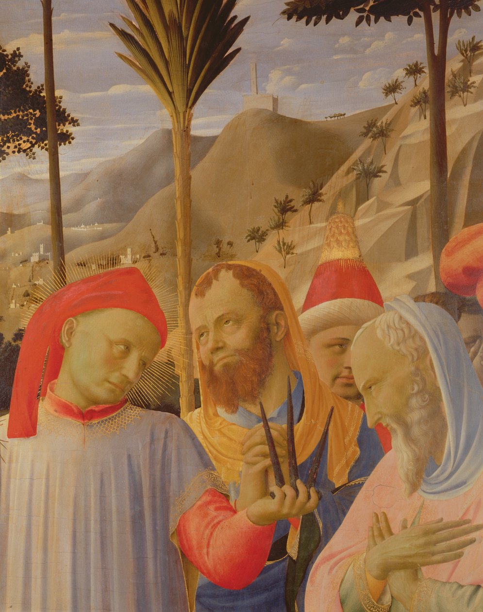 Santa Trinita Altaarstuk (detail) door Fra Angelico