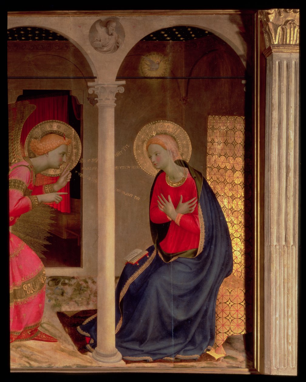 De Annunciatie (detail) door Fra Angelico