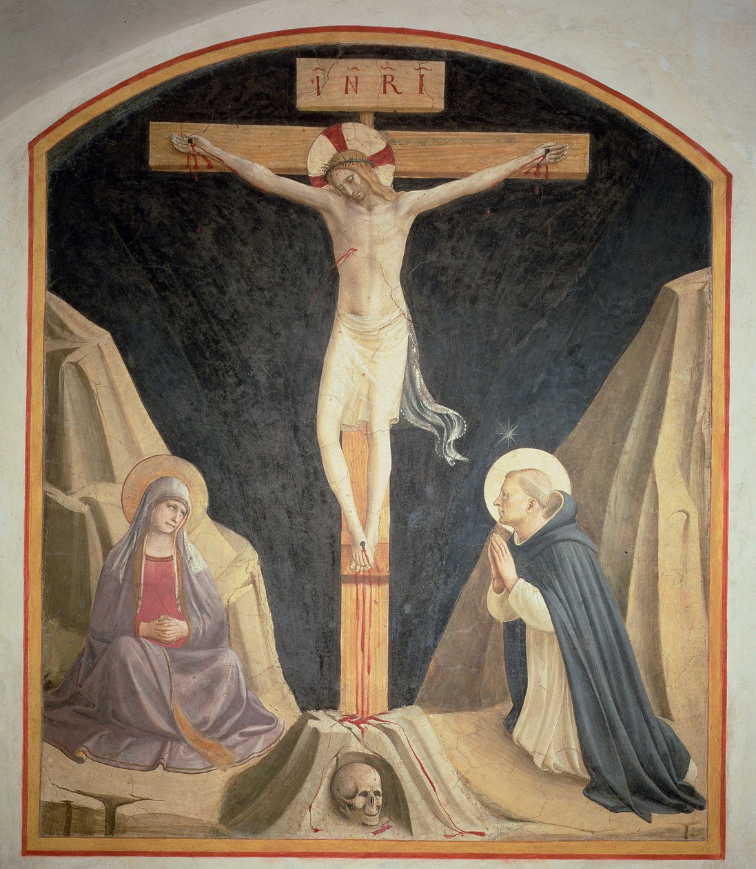 De kruisiging, 1442 door Fra Angelico
