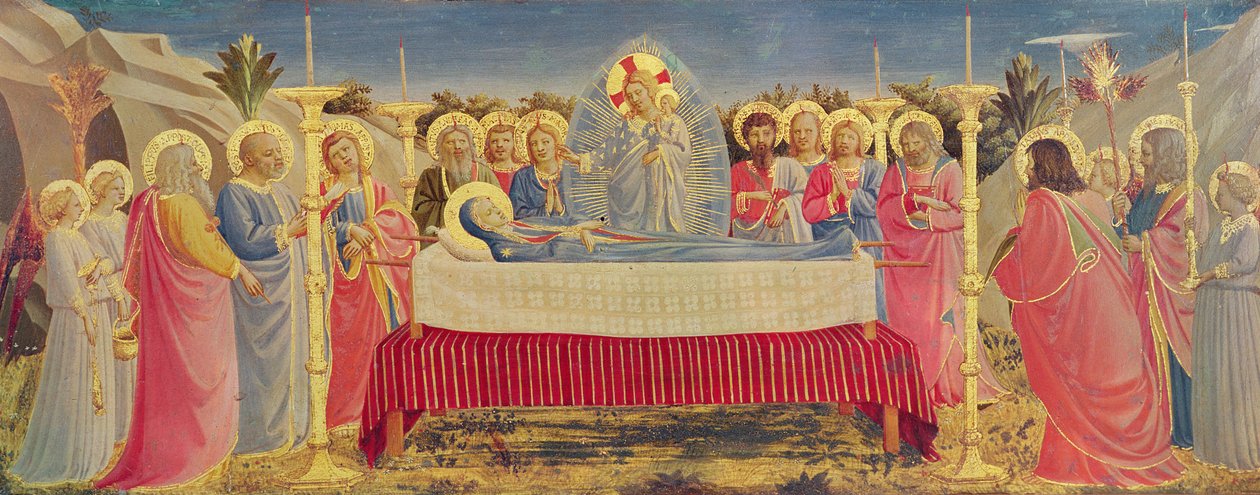 De Dood van de Maagd door Fra Angelico
