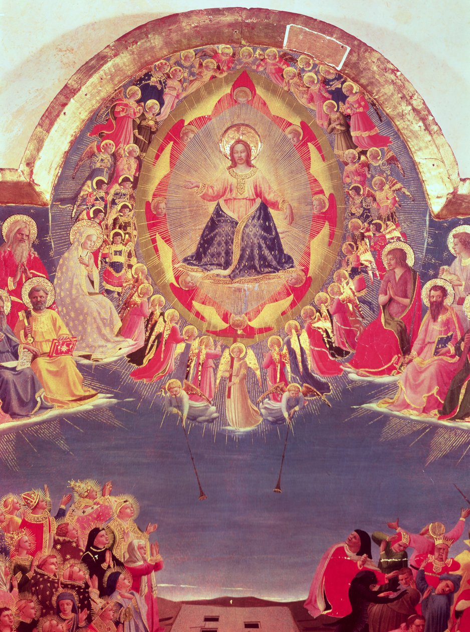 Het Laatste Oordeel (detail) door Fra Angelico