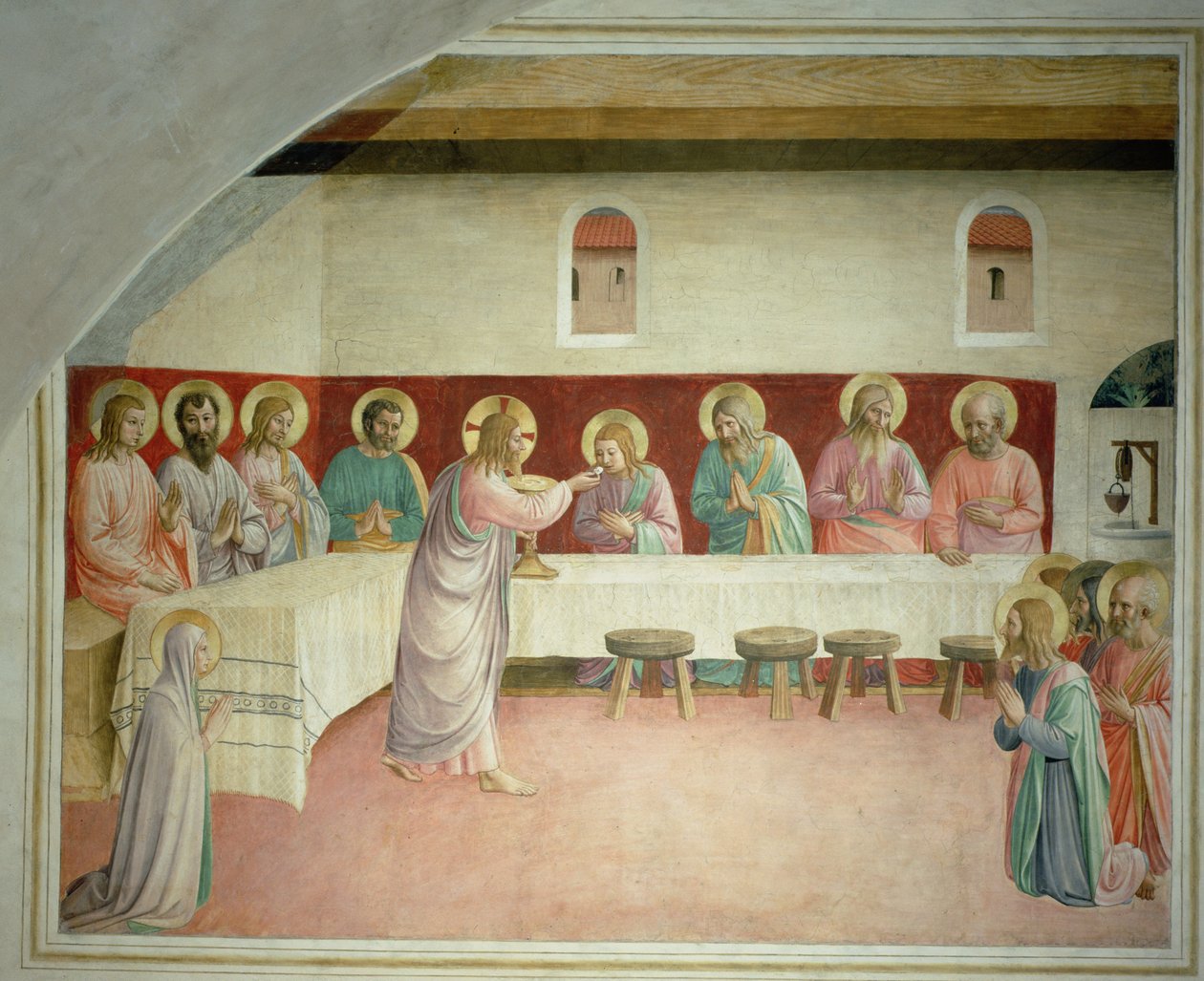 Het Laatste Avondmaal, 1442 door Fra Angelico