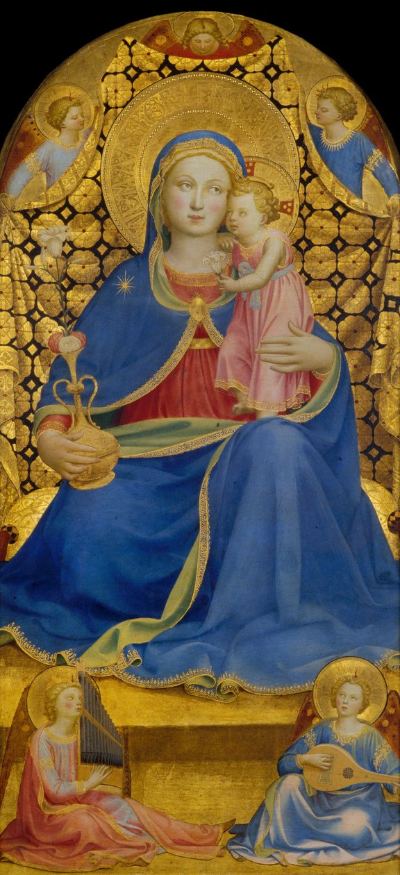 Maagd van nederigheid door Fra Angelico