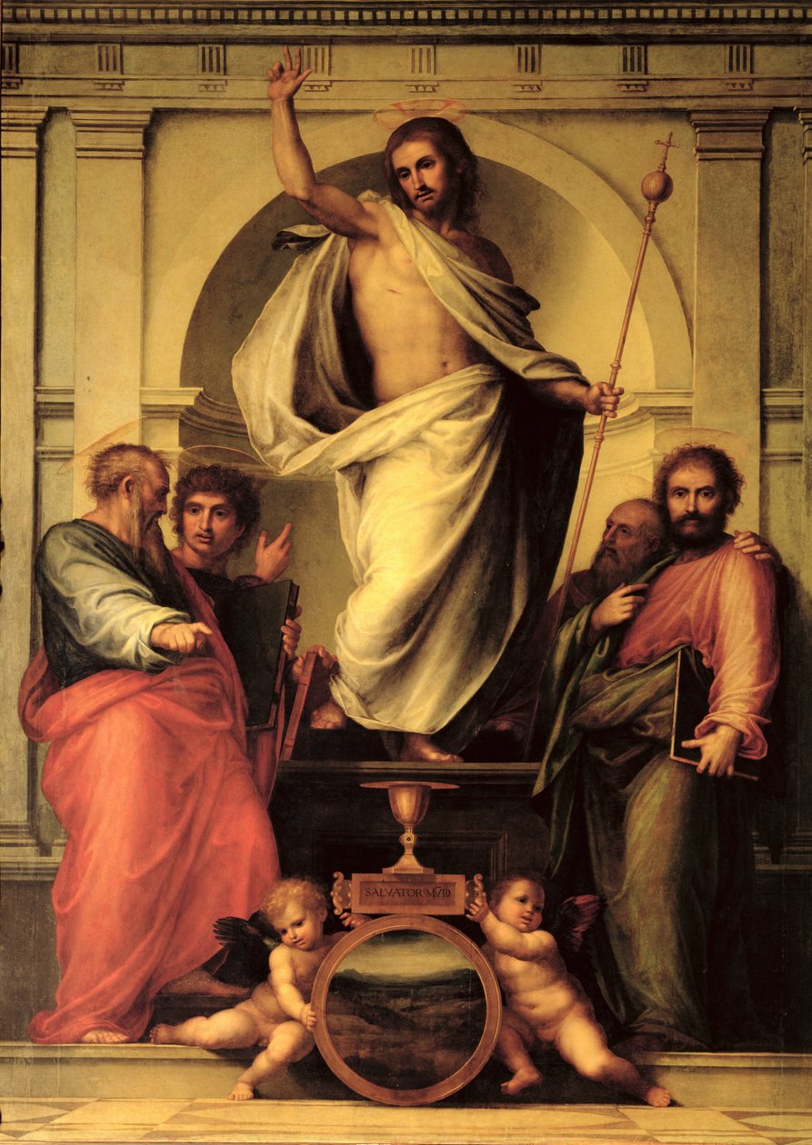 De Opstanding van Christus (altaarstuk) door Fra Bartolommeo