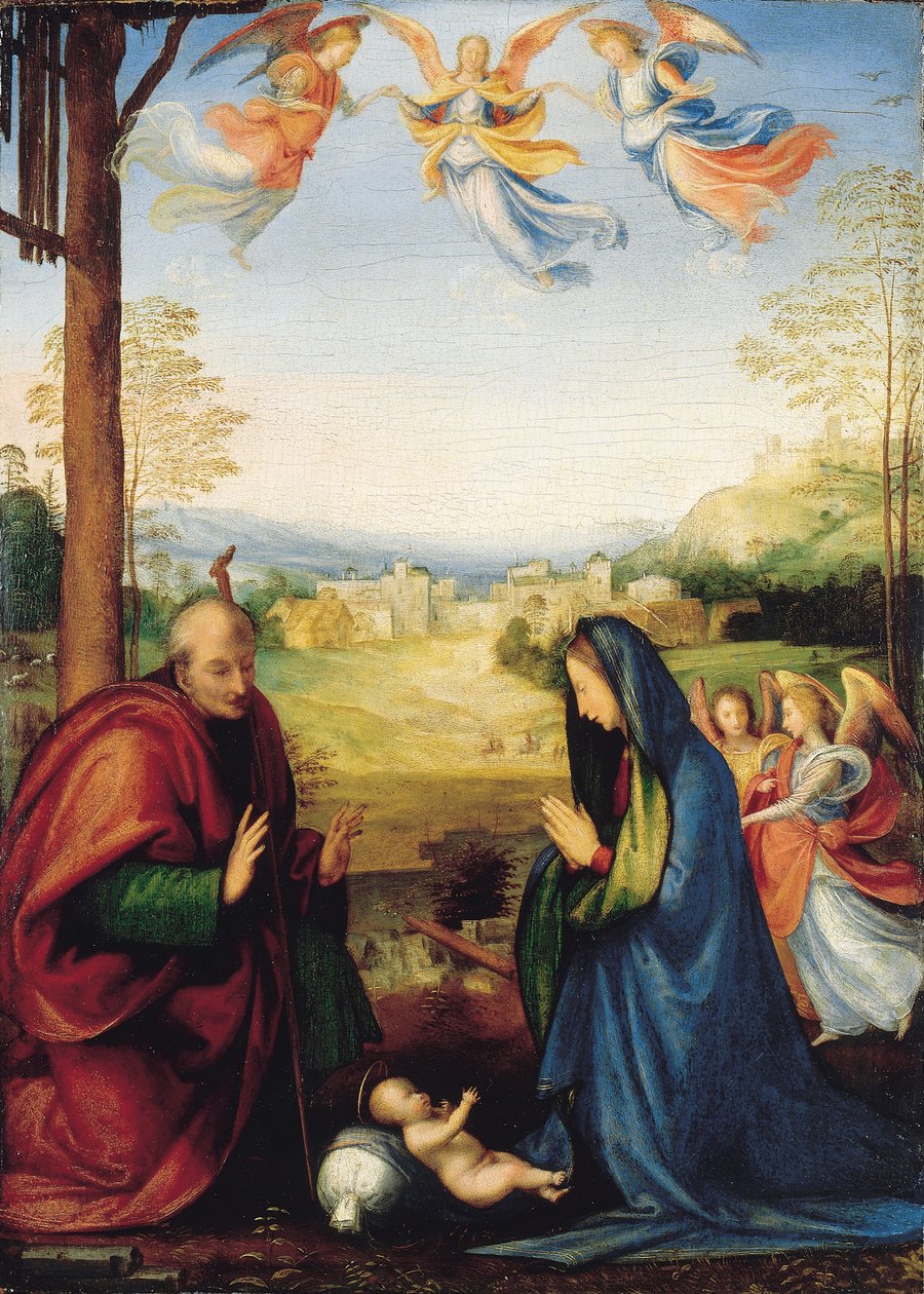 De Geboorte door Fra Bartolomeo