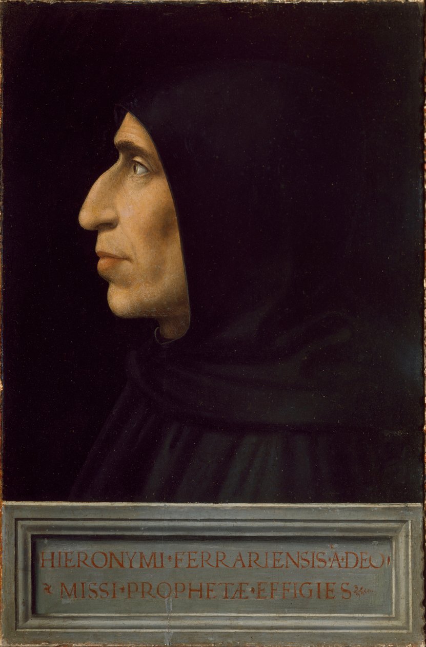 Portret van Girolamo Savonarola door Fra Bartolomeo