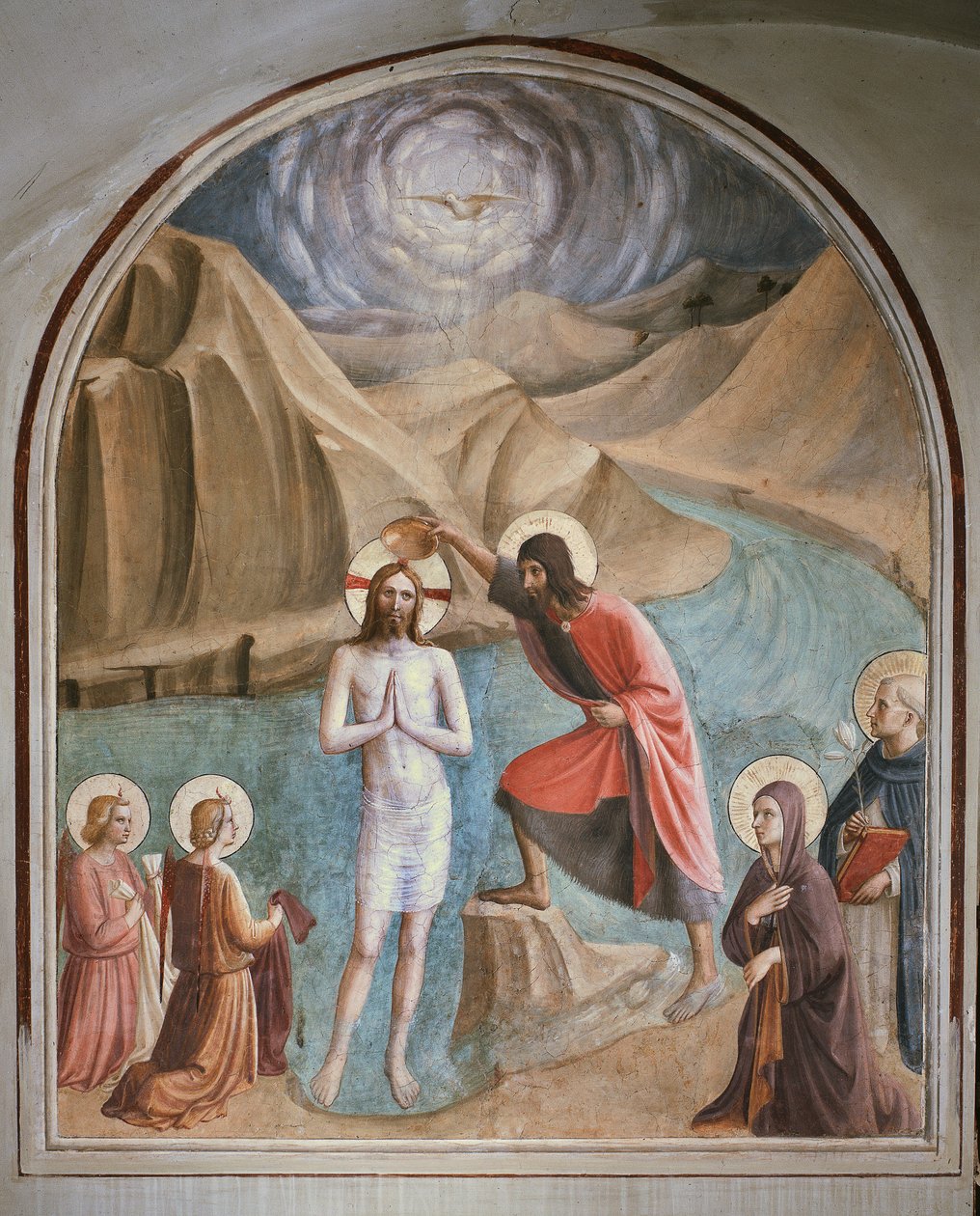 Doop van Christus door Fra  Angelico