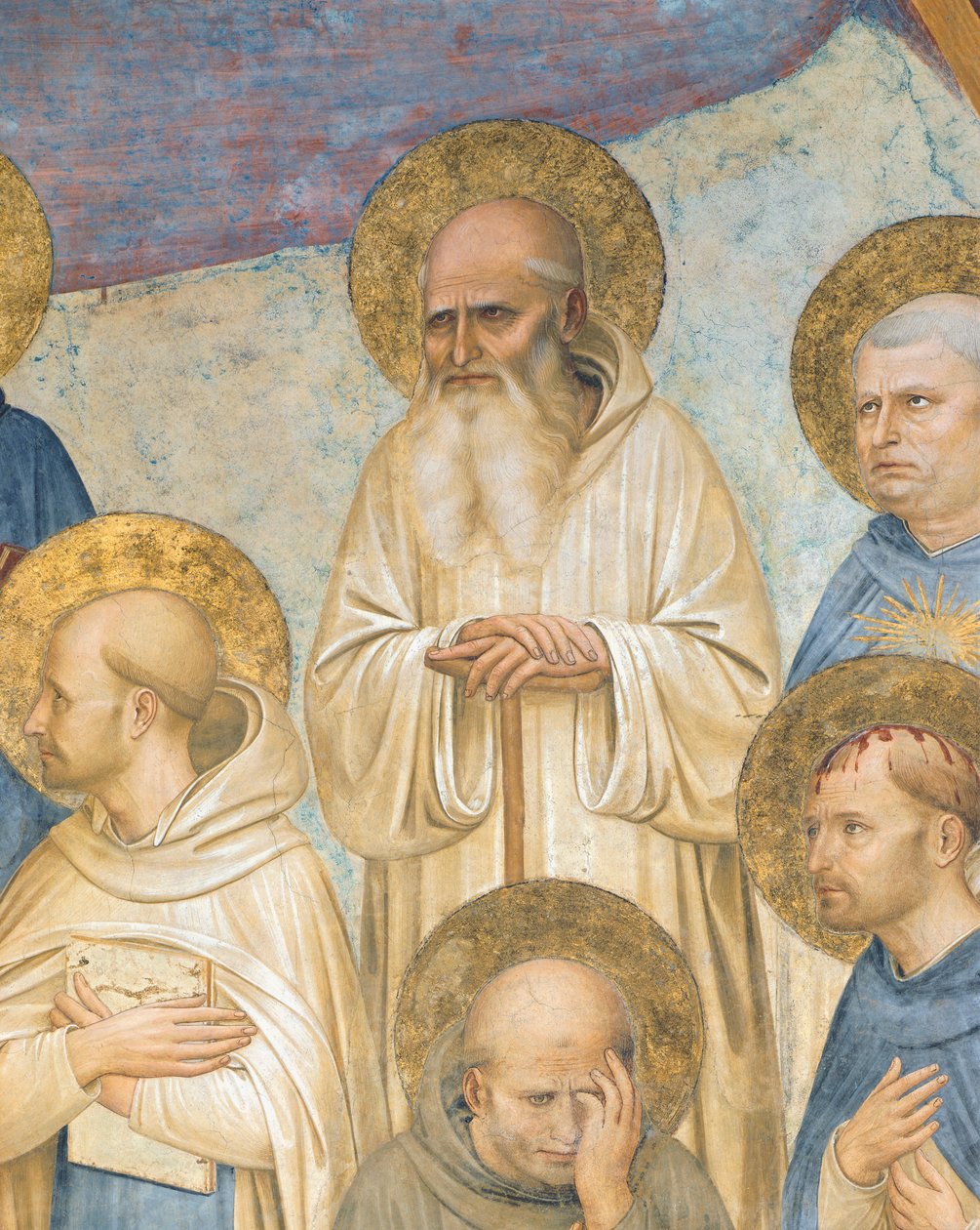 Kruisiging met heiligen door Fra (c.1387 1455) Angelico