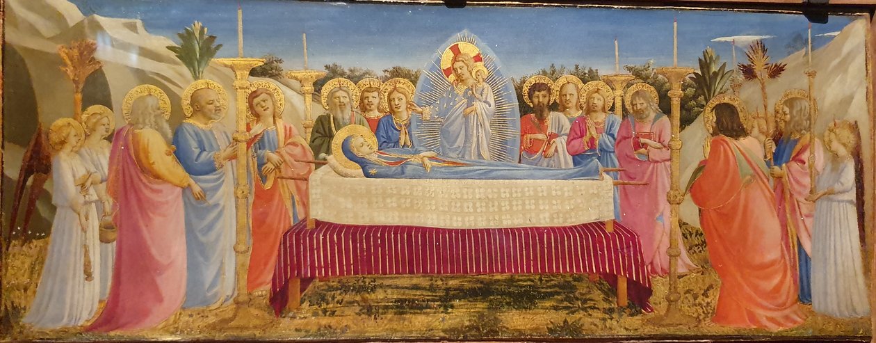 Doopsel van de Maagd Maria door Fra Angelico