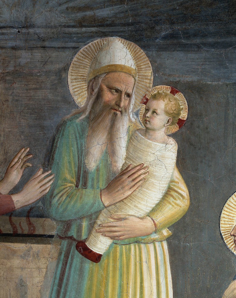 De presentatie van Christus in de tempel door Fra Angelico
