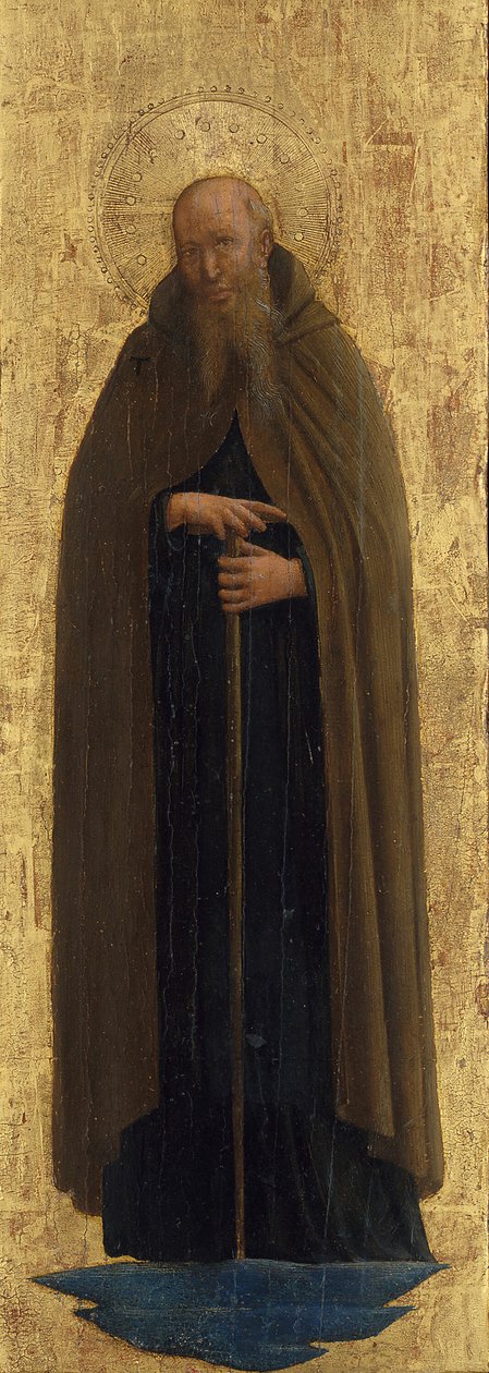 Sint Antonius Abt, 1440-41 door Fra Angelico